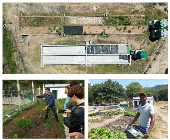 Figure 9. Photos of various components and activities at the Water Hub. 