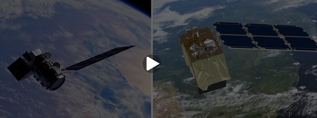 Figure 5. NASA Harmonized Landsat 9 (left hand side) and ESA Sentinel 2 (right hand side) satellites. 