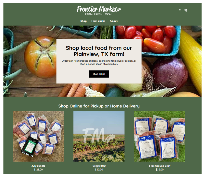 Frontier Market, Plainview Texas.