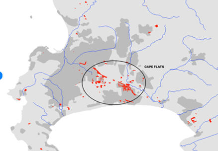 Figure 3. Informal settlements in Cape Town