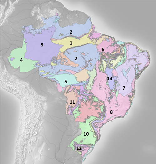Main aquifers in Brazil.