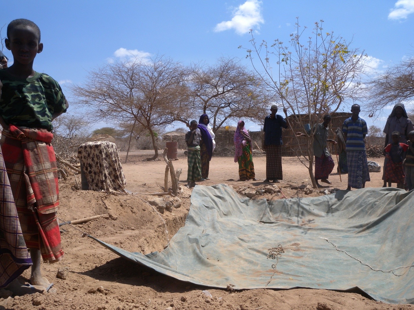 Local community preparing to collect water