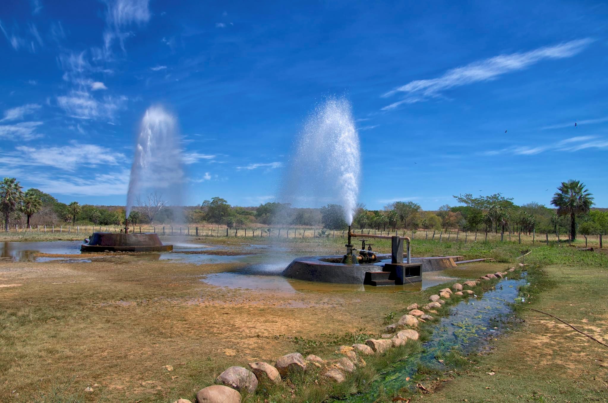Artesian wells in the Cabeças Aquifer, Piauí (Brazil)